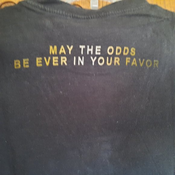 3/$10 The Hunger Games Logo Mockingjay Graphic Crew Neck Tee - Black - Picture 10 of 16